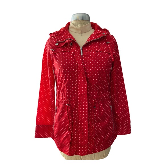 Merona Jackets & Blazers - Merona Polka Dot Rain Jacket